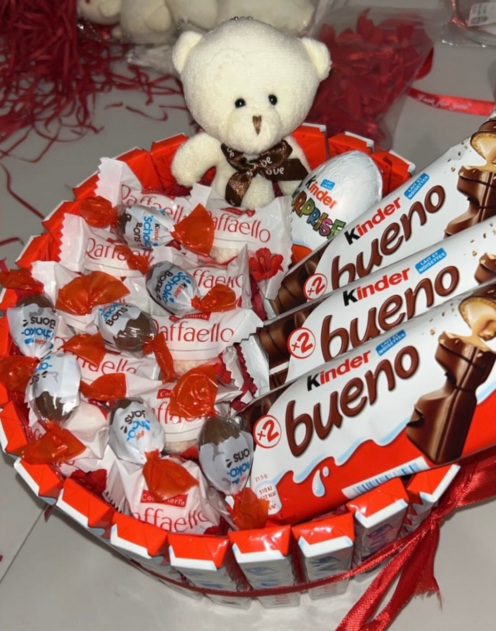 Box Choco Rond Avec Nounours Love