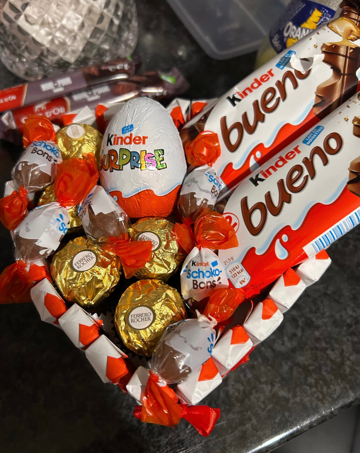 Box cœur chocolat petit